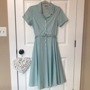 Collectif tea dress. Vintage 1950s style.